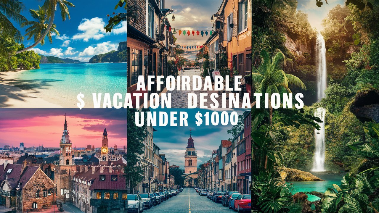 Top 8 Affordable Vacation Destinations Under $1000